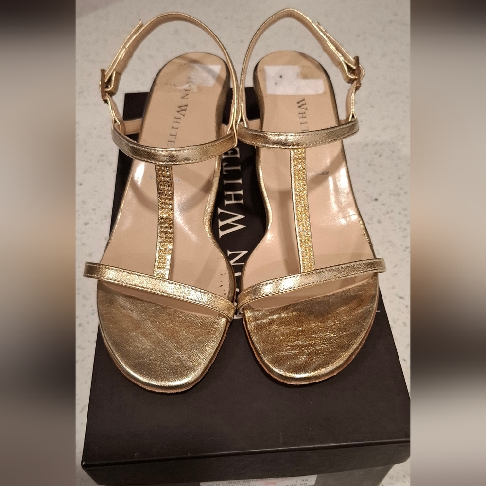 Ron White gold heels